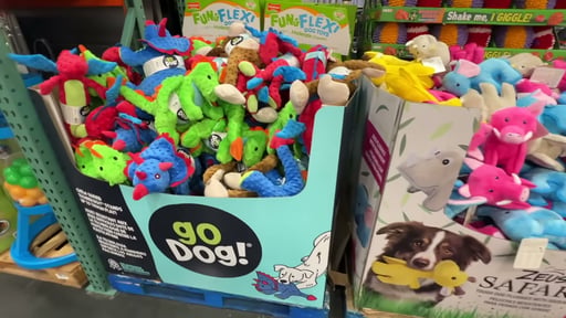 goDog Jumbo Dog Toy Dump Bin