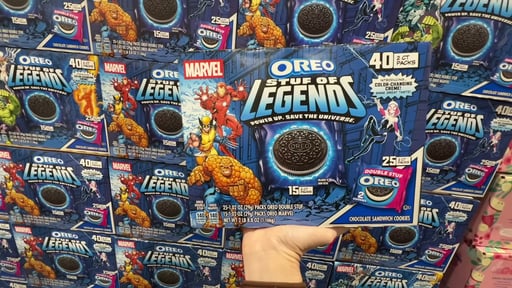 Nabisco Marvel Oreo Stuf of Legends Cookies, 40-Count, 1.02 oz Each (2.55 lbs)