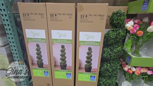 Nearly Natural 4' Spiral Boxwood Topiary