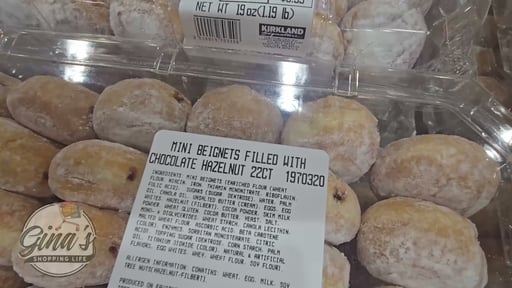 Mini Beignets Filled with Chocolate Hazelnut 22 Count