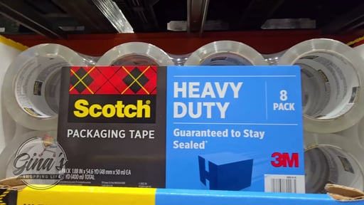 3M Scotch Heavy Duty Shipping Tape 8-Pack