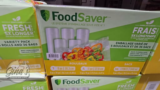 FoodSaver Variety Pack Rolls and Bags, 5 Rolls and 36 Bags