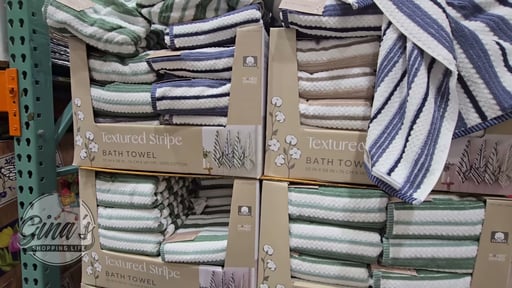 Welspun Textured Stripe Towel