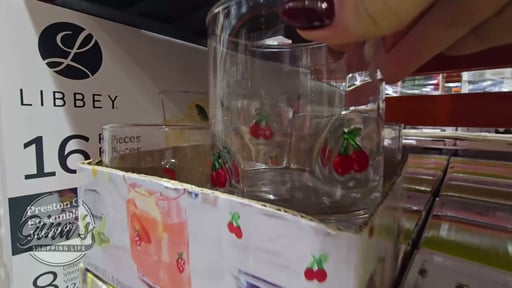 Pandex 14oz Fruit Icon Glass 4-Pack