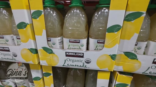 Kirkland Signature Organic Lemonade, 2/96 Ounce Bottles