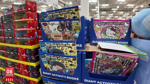 Giant Sticker Pad Square Floor Pad Assorted