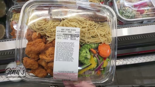 Honey Sesame Chicken with Noodles & Sauce