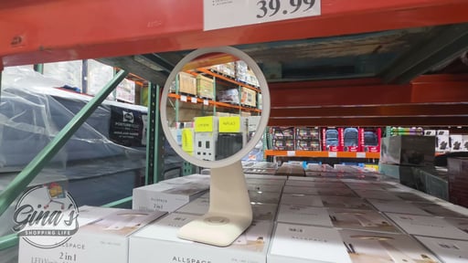Allspace 2-in-1 LED Mirror and Tabletop Lamp