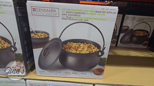 Denmark Cast Iron Bean Pot 6 Qt