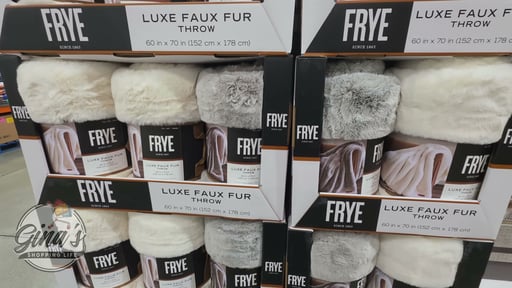 Frye Luxe Faux Fur Throw 60" x 70"