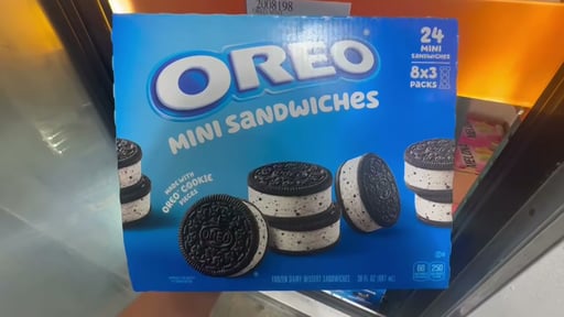 Oreo Mini Frozen Dessert Sandwiches, 24 ct / 1.25 fl oz Each