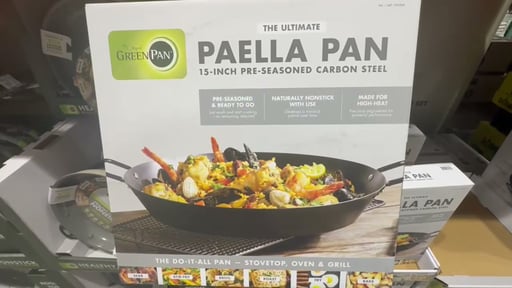 GreenPan Carbon Steel 15" Paella Pan
