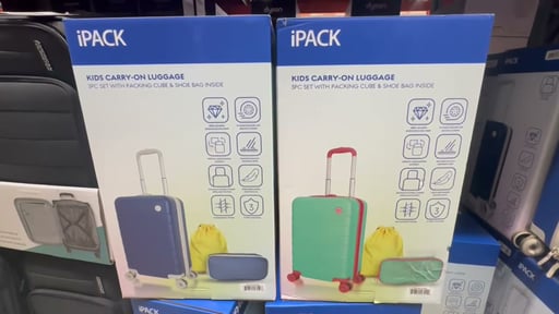 iPack Kids 20" Hardside Carry-On Luggage Set