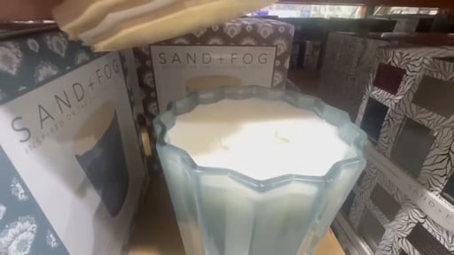 Sand + Fog 57 oz Scalloped Candles