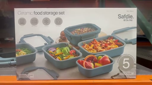 Safdie & Co 10-Piece Ceramic Food Storage Set