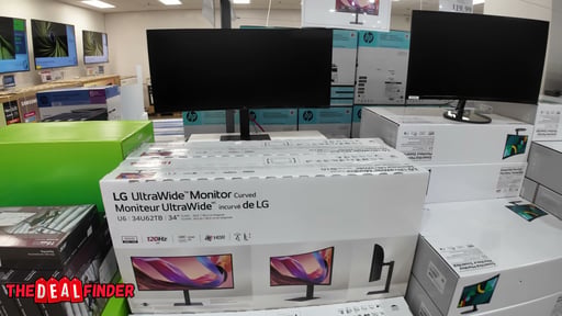 LG 34" Ultrawide UWQHD 120Hz Monitor 34U62TB-B