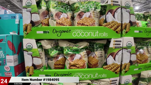 Tropical Fields Organic Coconut Rolls 11 oz (0.69 lbs)