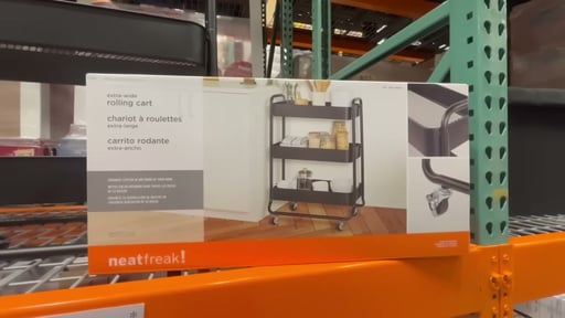 Neatfreak 3-Tier Extra-Wide Rolling Cart