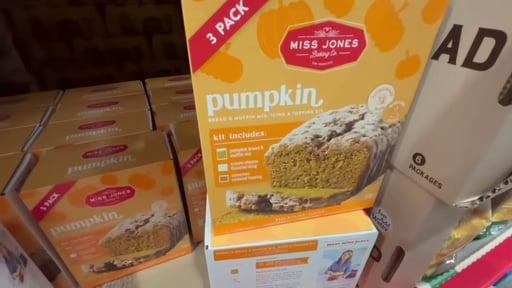 Miss Jones Organic Pumpkin Bread Mix, 3-15 Ounce Bags