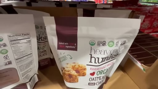 Heavenly Hunks Organic Oatmeal Dark Chocolate 22 oz