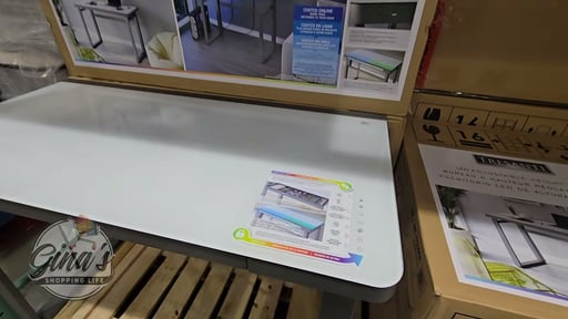 Tresanti Aurora 47" Adjustable Height Desk with LED