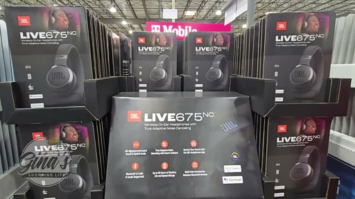 JBL Live 675NC Wireless On-Ear Headphones