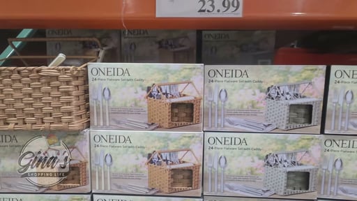 Oneida 24-Piece Flatware Set with Caddy