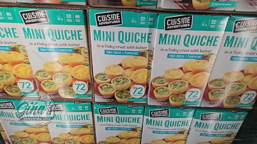 Cuisine Adventures Mini Quiche Florentine 72 CT