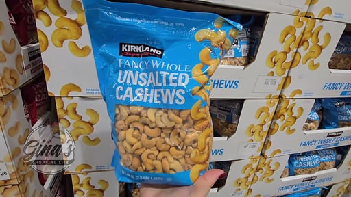 Kirkland Signature Fancy Whole Unsalted Cashews