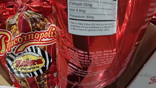 Popcornopolis Zebra Popcorn