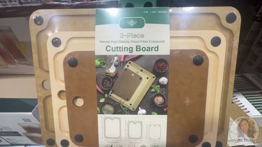MIU 3-Piece Wood Fiber Cutting Board Set