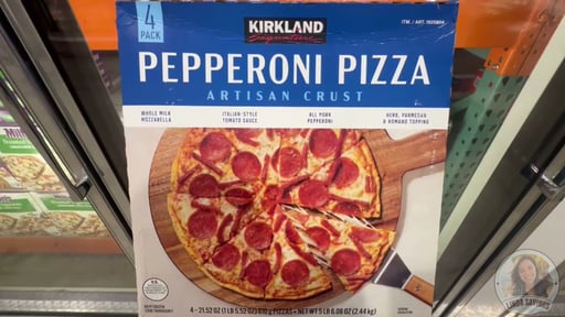Kirkland Signature Pepperoni Pizza, 4-Pack, 21.52 oz Each