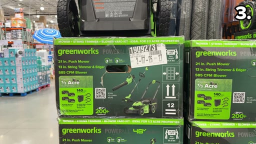 Greenworks 40V Mower, String Trimmer, and Blower Combo Kit
