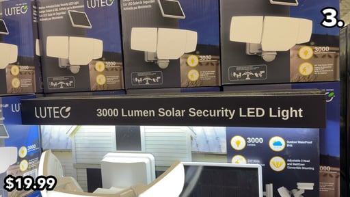 Lutec 3000L Solar Security Light
