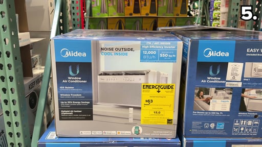 Midea U Window Air Conditioner 12,000 BTU