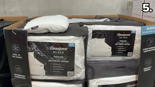 Beautyrest Cooling Pillow Top Queen Mattress Topper
