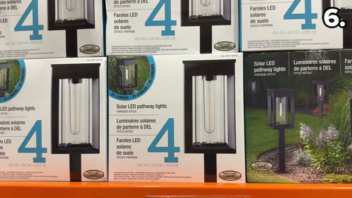 Paradise Garden Solar LED Pathway Lights (4-pack)