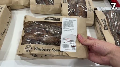 Kirkland Signature Blueberry Sourdough Bread