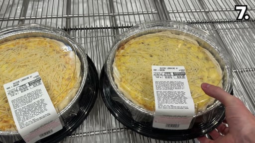 Quiche Lorraine with Ham, Bacon, & Onions Per Lb