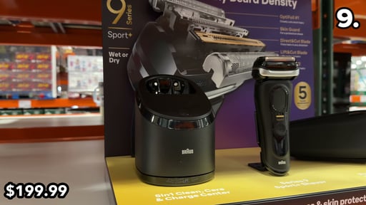 Braun Series 9 Sport+ Electric Shaver with Clean & Charge Station and PowerCase