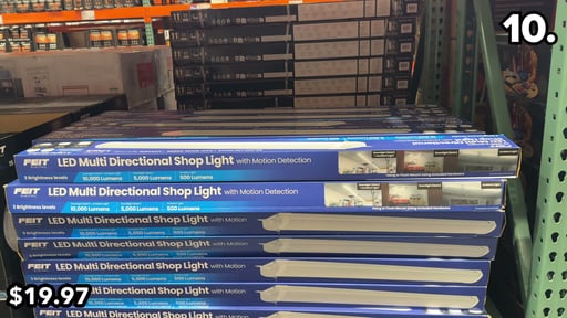 Feit Electric 10,000 Lumen Multi-Directional Shop Light with Motion Detection