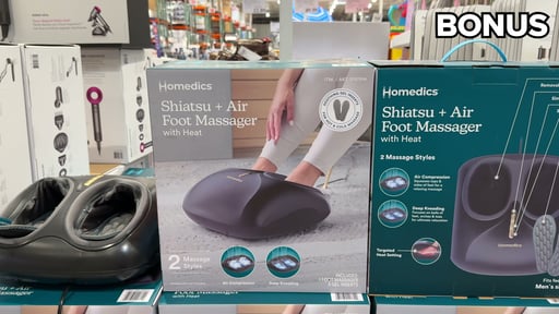 HoMedics Shiatsu + Air Foot Massager with Heat
