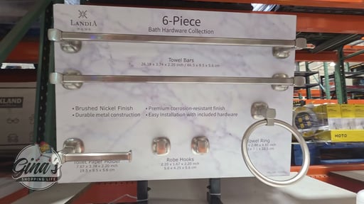 Landia 6-Piece Bath Hardware Set