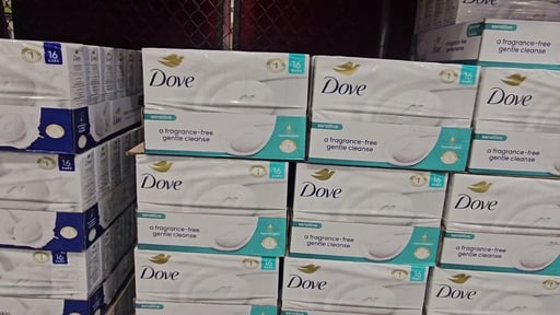 Dove Sensitive Skin Beauty Bar Soap 16 Pack, 3.75 oz