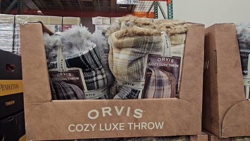 ORVIS COZY LUXE THROW