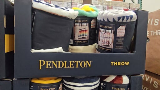 Pendleton Reversible Plush Throw 50" x 60"