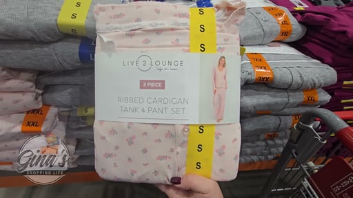 Live2Lounge Women's 3-Piece Picot Lounge Set