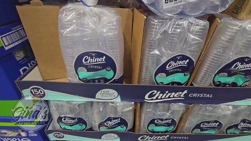 Chinet Crystal 10 oz Plastic Cups, 150 ct