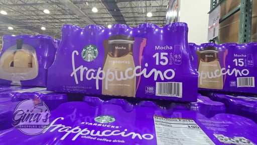 Starbucks Mocha Frappuccino 15/9.5 Ounce Bottles