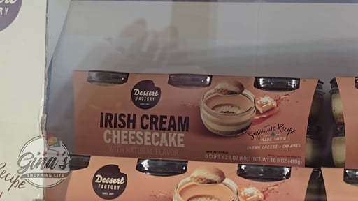 Dessert Factory Irish Cream Cheesecake, 6 x 2.8 oz